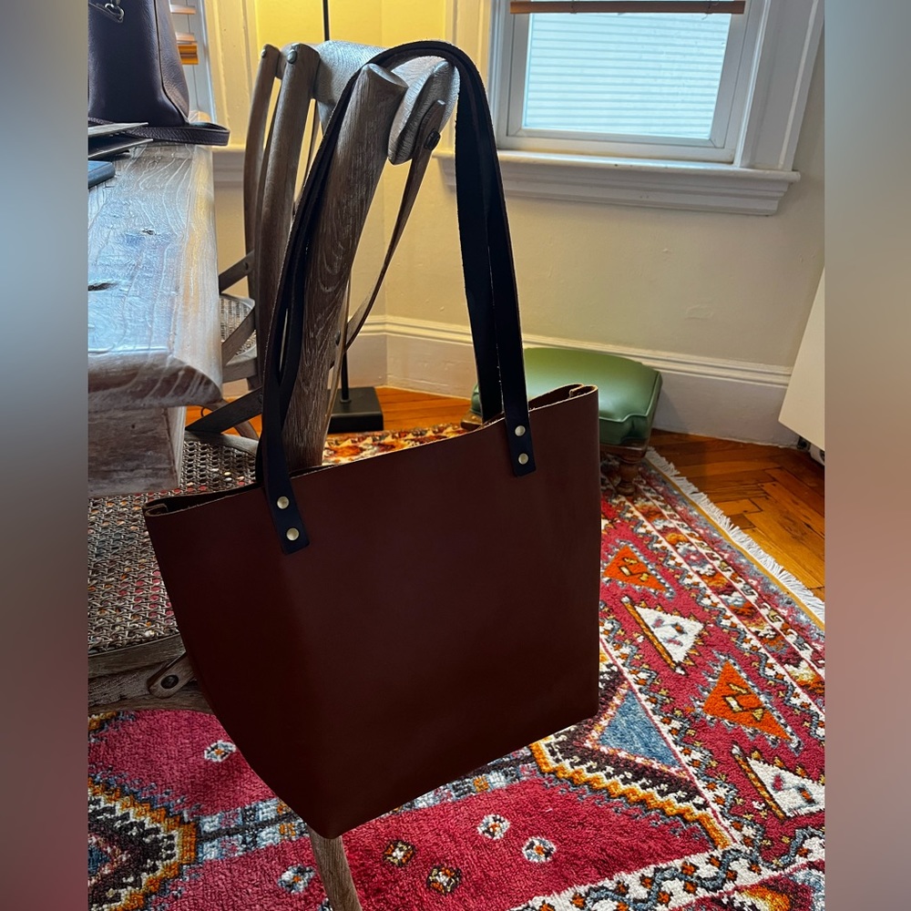Portland Leather brand new tote bag